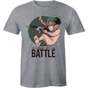 Born for Battle Military Gun State Pride T-shirt